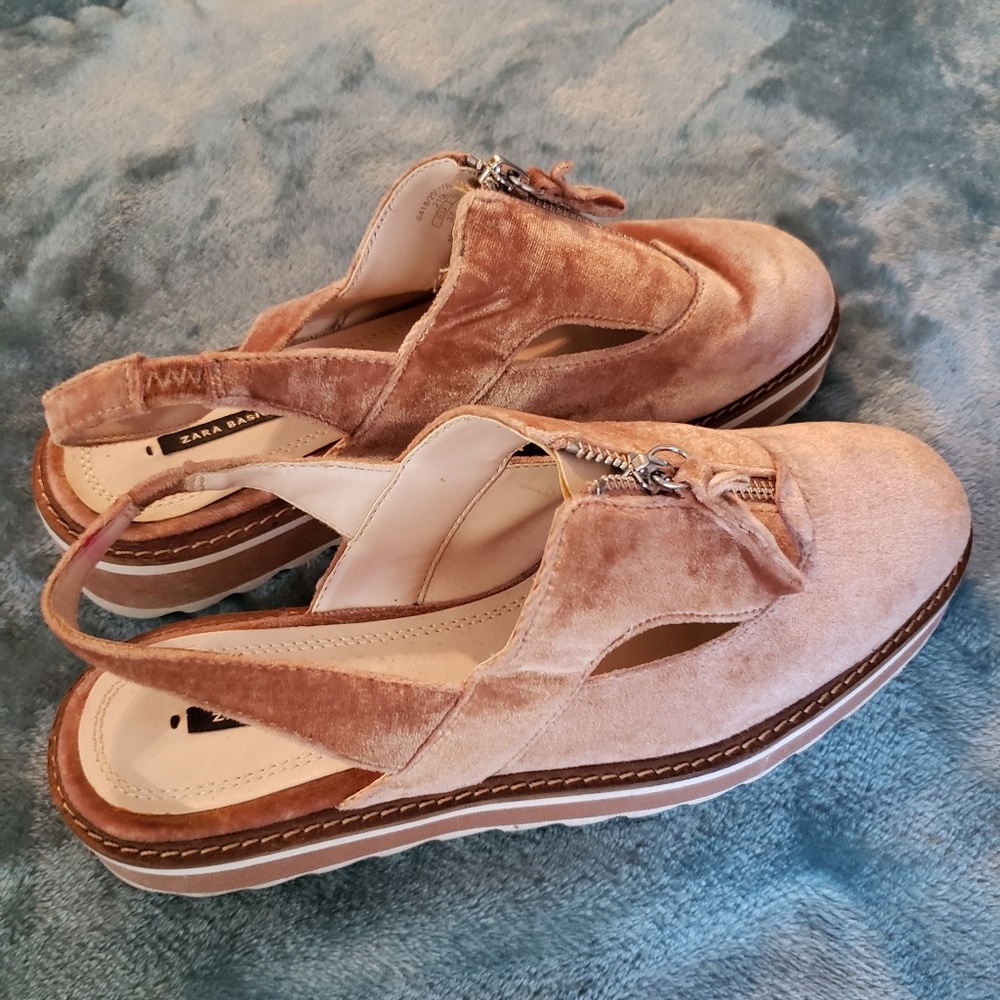 Zara Suede Wedges